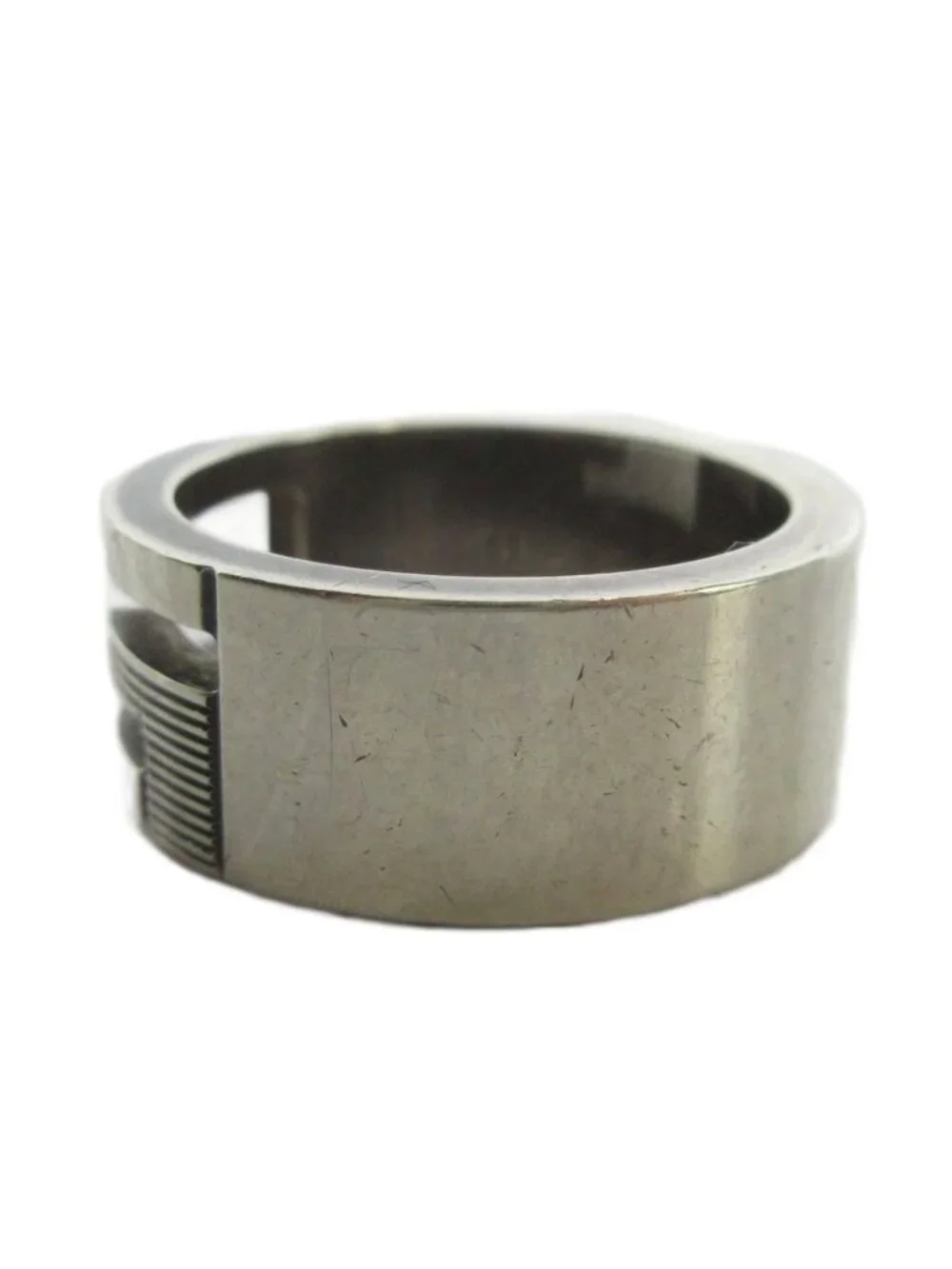 Gucci Ring Cutout Logo Silver